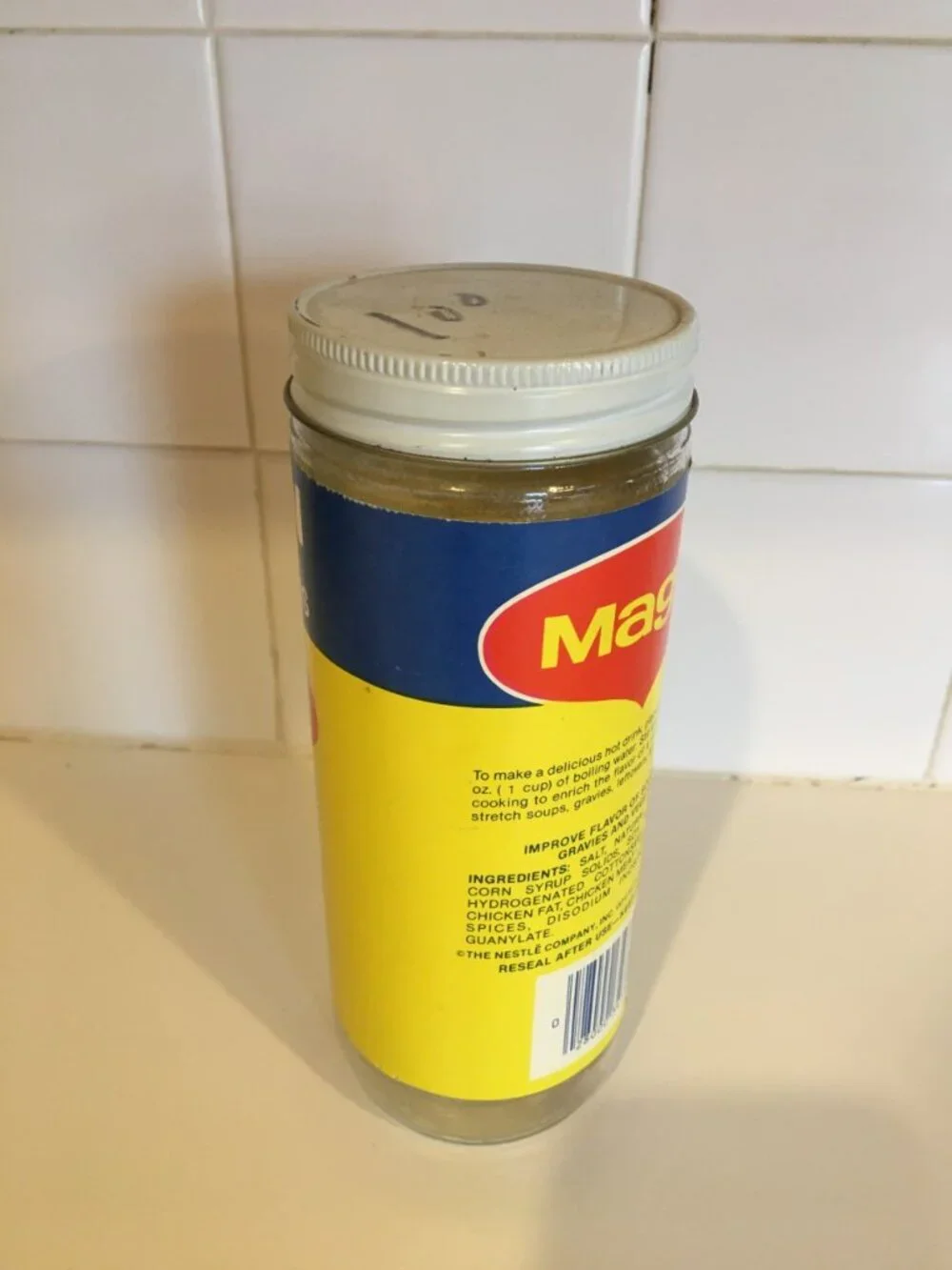 Vintage Maggi Chicken Bouillon Jar